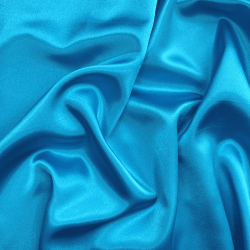 *Ткань Атлас-сатин, цвет Голубой (на отрез)  в Жуковском
