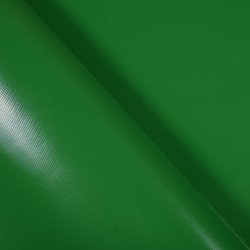 Ткань ПВХ 450 гр/м2, Зелёный (Ширина 160см), на отрез  в Жуковском