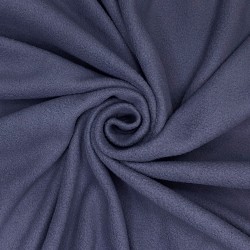 Ткань Флис Односторонний 130 гр/м2, цвет Темно-серый (на отрез)  в Жуковском