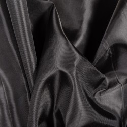 Ткань подкладочная Таффета 190Т, цвет Черный (на отрез)  в Жуковском