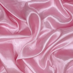 Ткань Атлас-сатин, цвет Розовый (на отрез)  в Жуковском