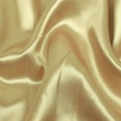 Ткань Атлас-сатин ЛЮКС, цвет Золотой (на отрез)  в Жуковском