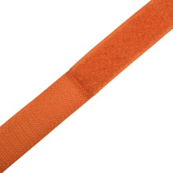 Контактная лента 25мм цвет Оранжевый (велькро-липучка, на отрез)  в Жуковском