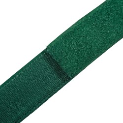 Контактная лента 40мм (38мм) цвет Зелёный (велькро-липучка, на отрез)  в Жуковском