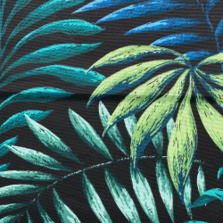 Интерьерная ткань Дак (DUCK), принт &quot;Тропические листья&quot; (на отрез)  в Жуковском