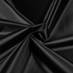 *Ткань Оксфорд 210D PU, цвет Черный (на отрез)  в Жуковском