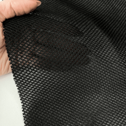 Сетка 3D трехслойная Air mesh 165 гр/м2, цвет Черный (на отрез)  в Жуковском